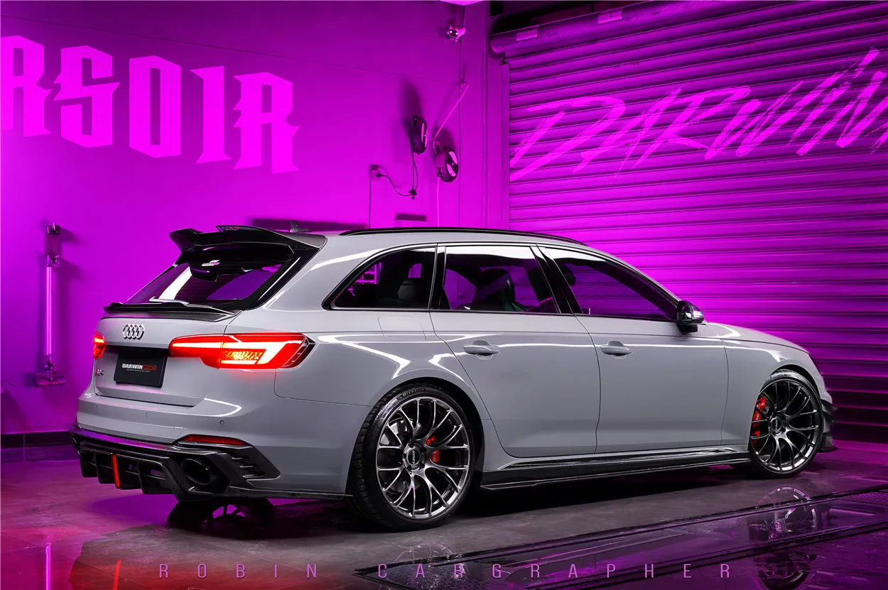 2017-2024 Audi RS4 B9 BKSS Style Side Skirts Under Board