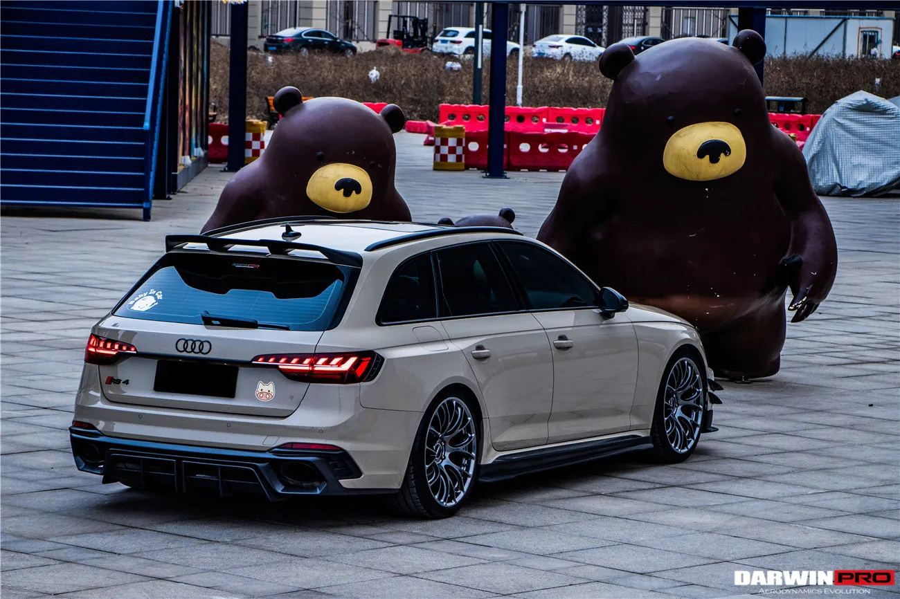2017-2024 Audi RS4 B9 BKSS Style Side Skirts Under Board