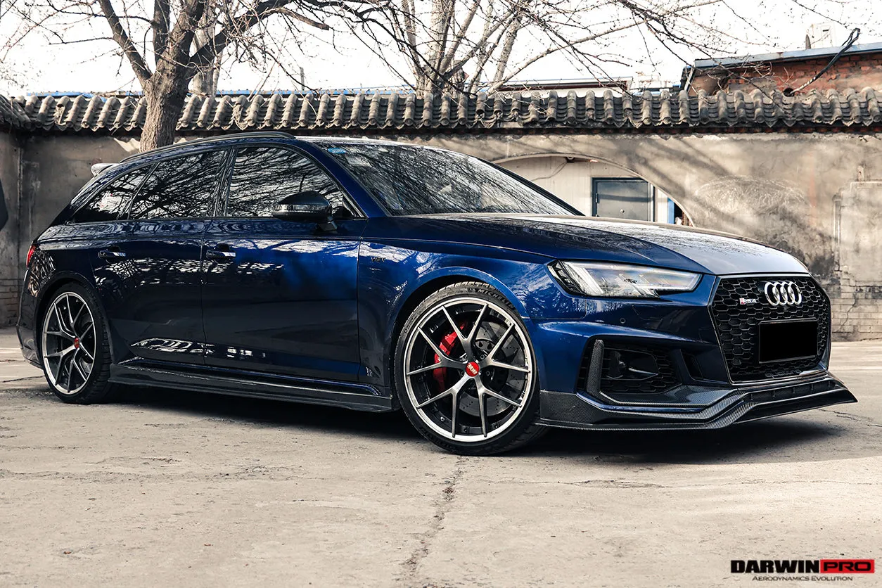 2017-2024 Audi RS4 B9 BKSS Style Side Skirts Under Board