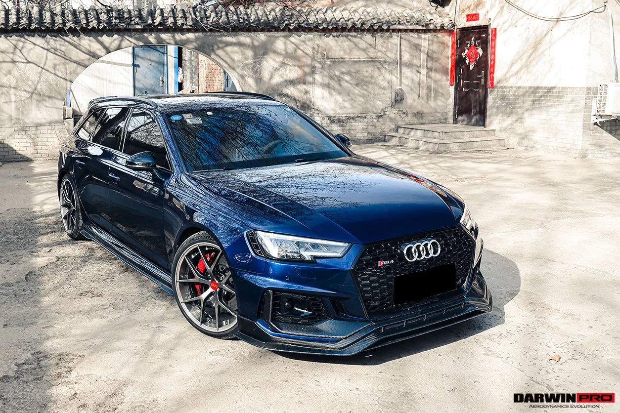 2017-2024 Audi RS4 B9 BKSS Style Side Skirts Under Board