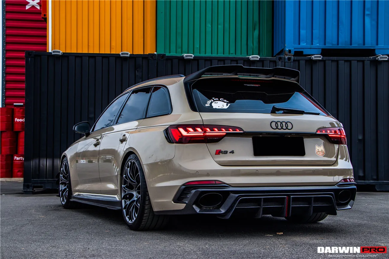 2017-2024 Audi RS4 B9 BKSS Style Side Skirts Under Board