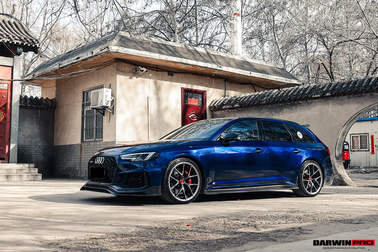 2017-2024 Audi RS4 B9 BKSS Style Side Skirts Under Board