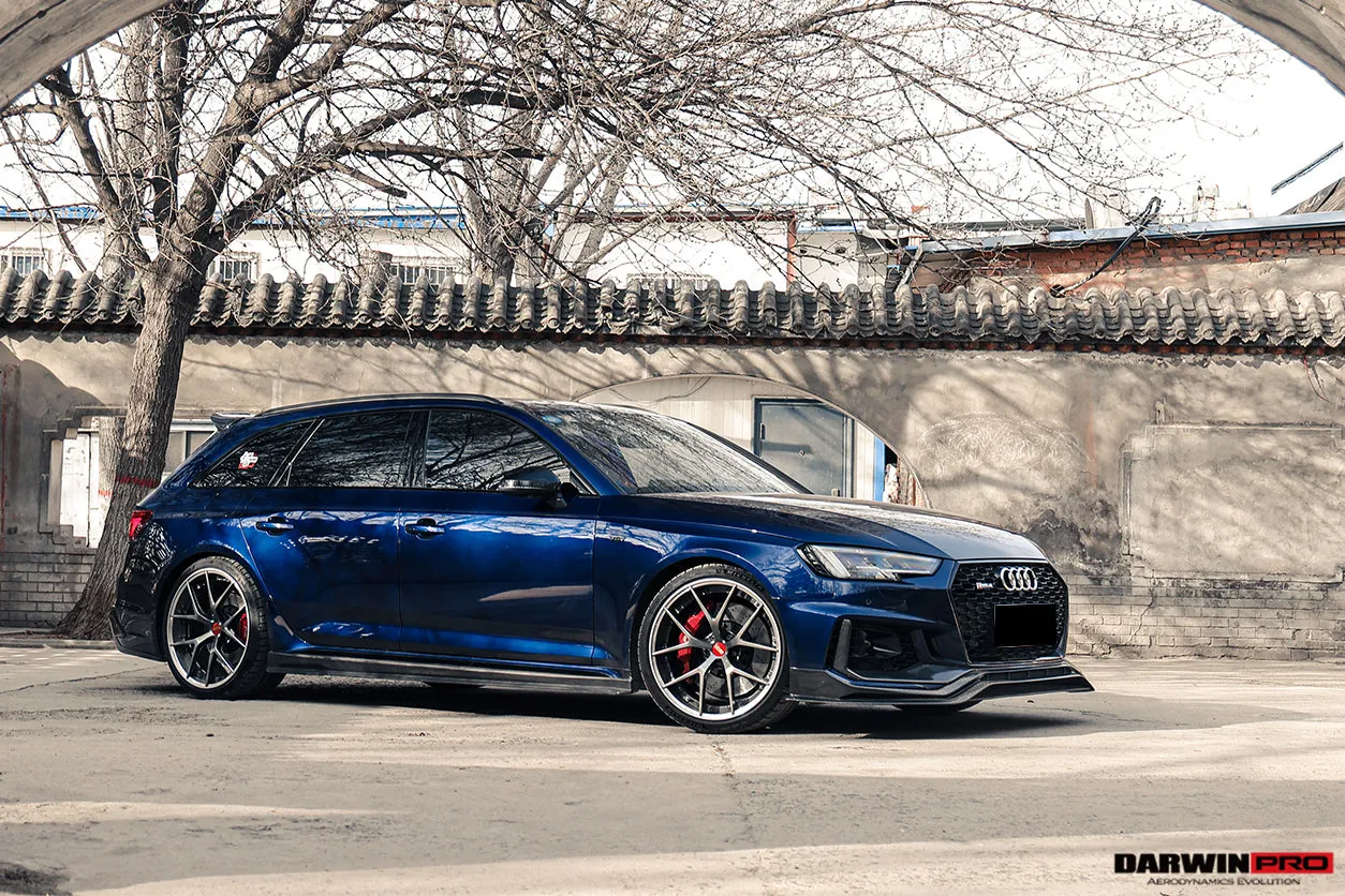 2017-2024 Audi RS4 B9 BKSS Style Side Skirts Under Board