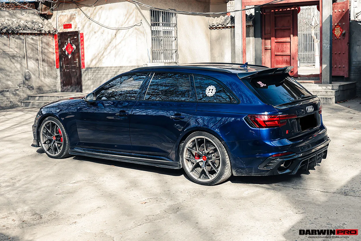 2017-2024 Audi RS4 B9 BKSS Style Side Skirts Under Board