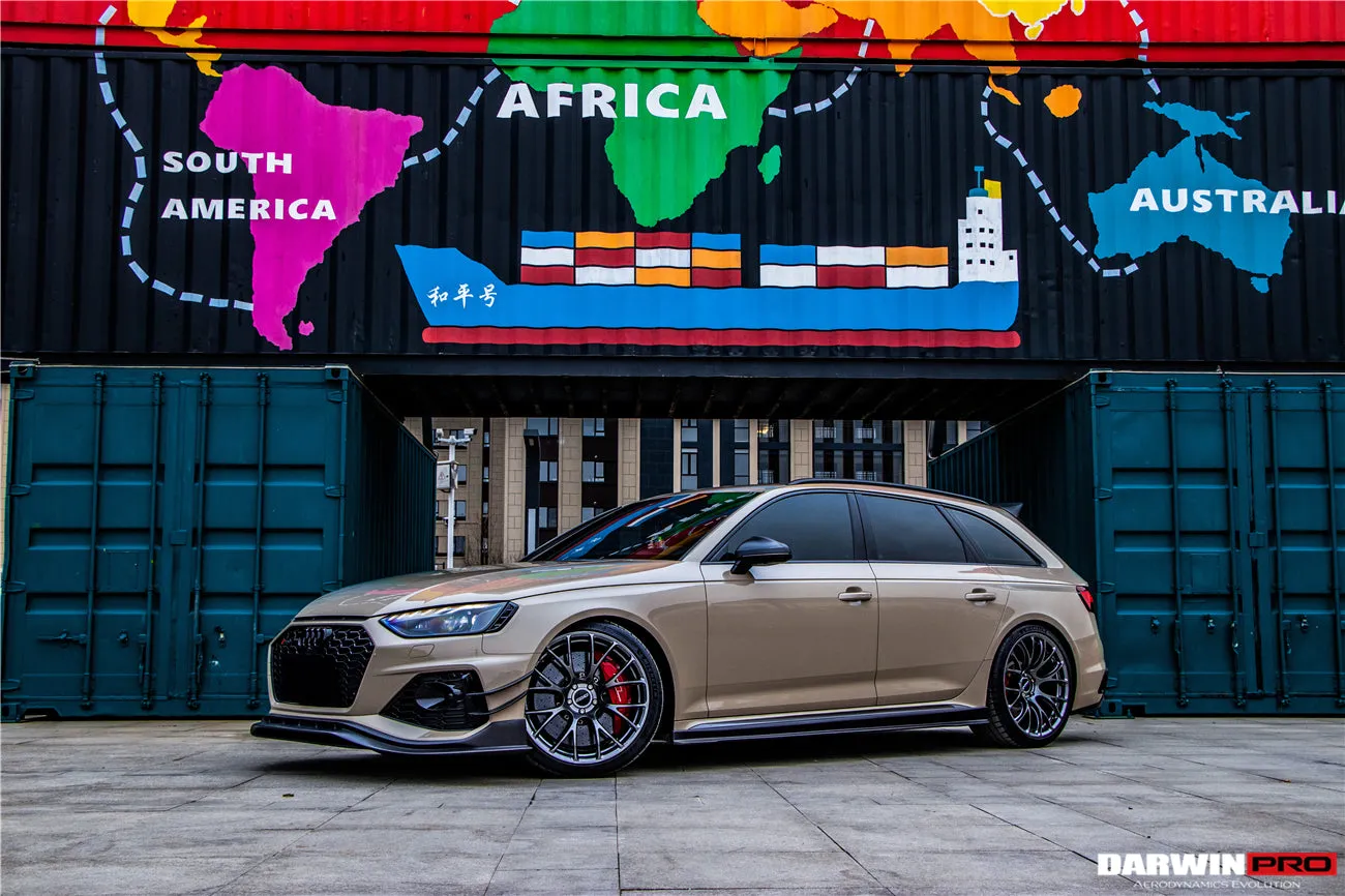 2017-2024 Audi RS4 B9 BKSS Style Side Skirts Under Board