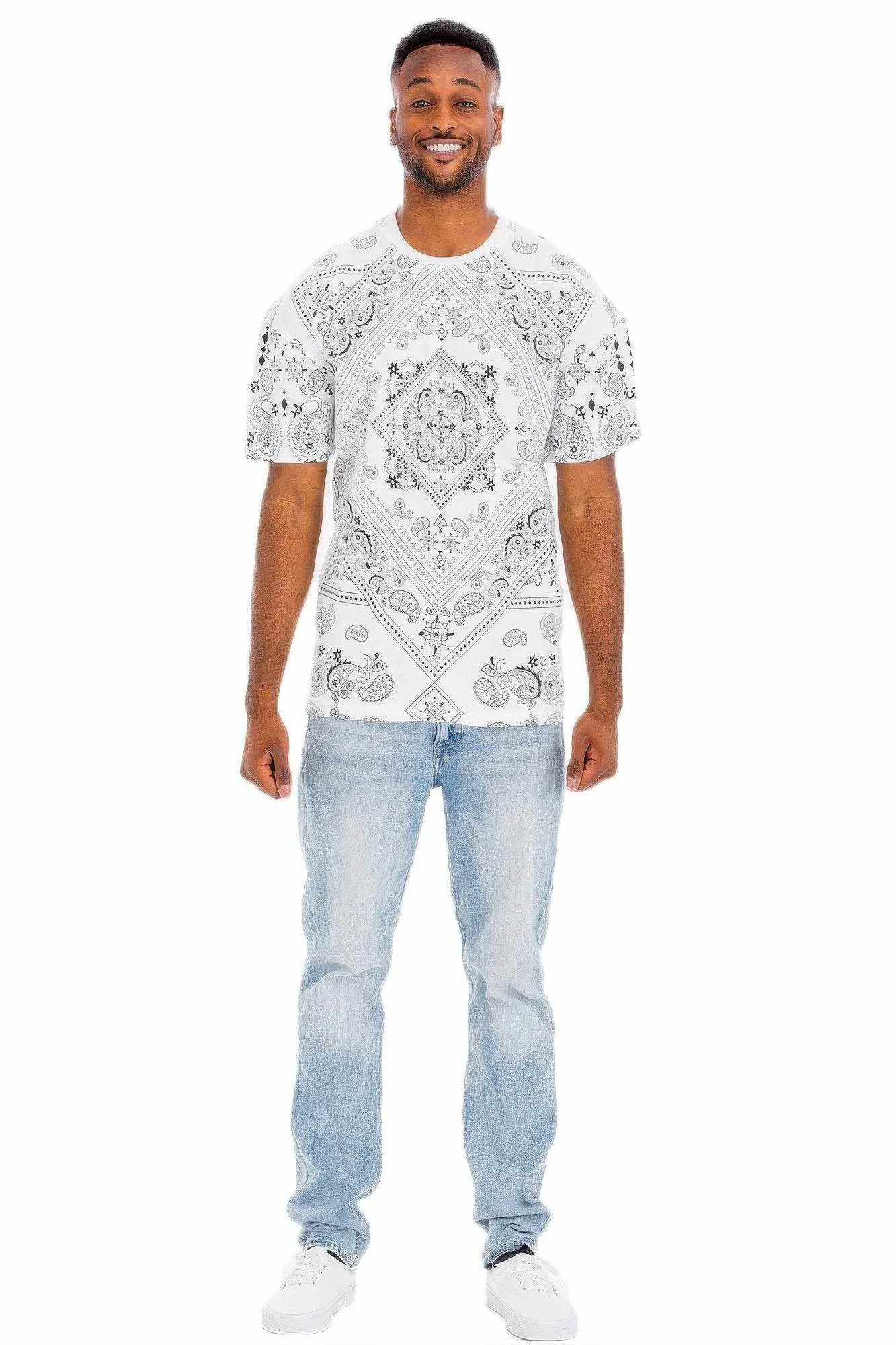 Bandana Print All Over T-shirt