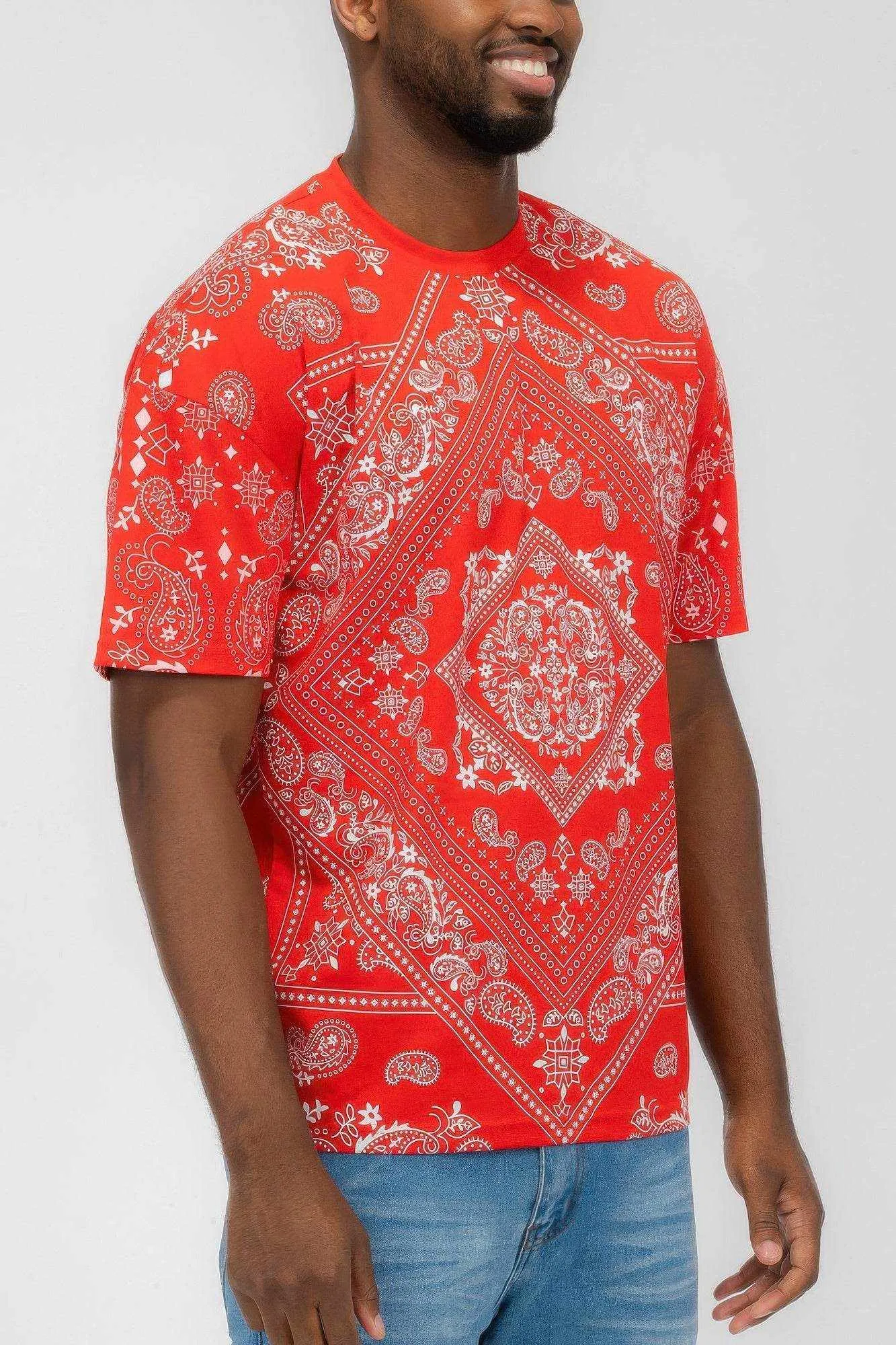 Bandana Print All Over T-shirt