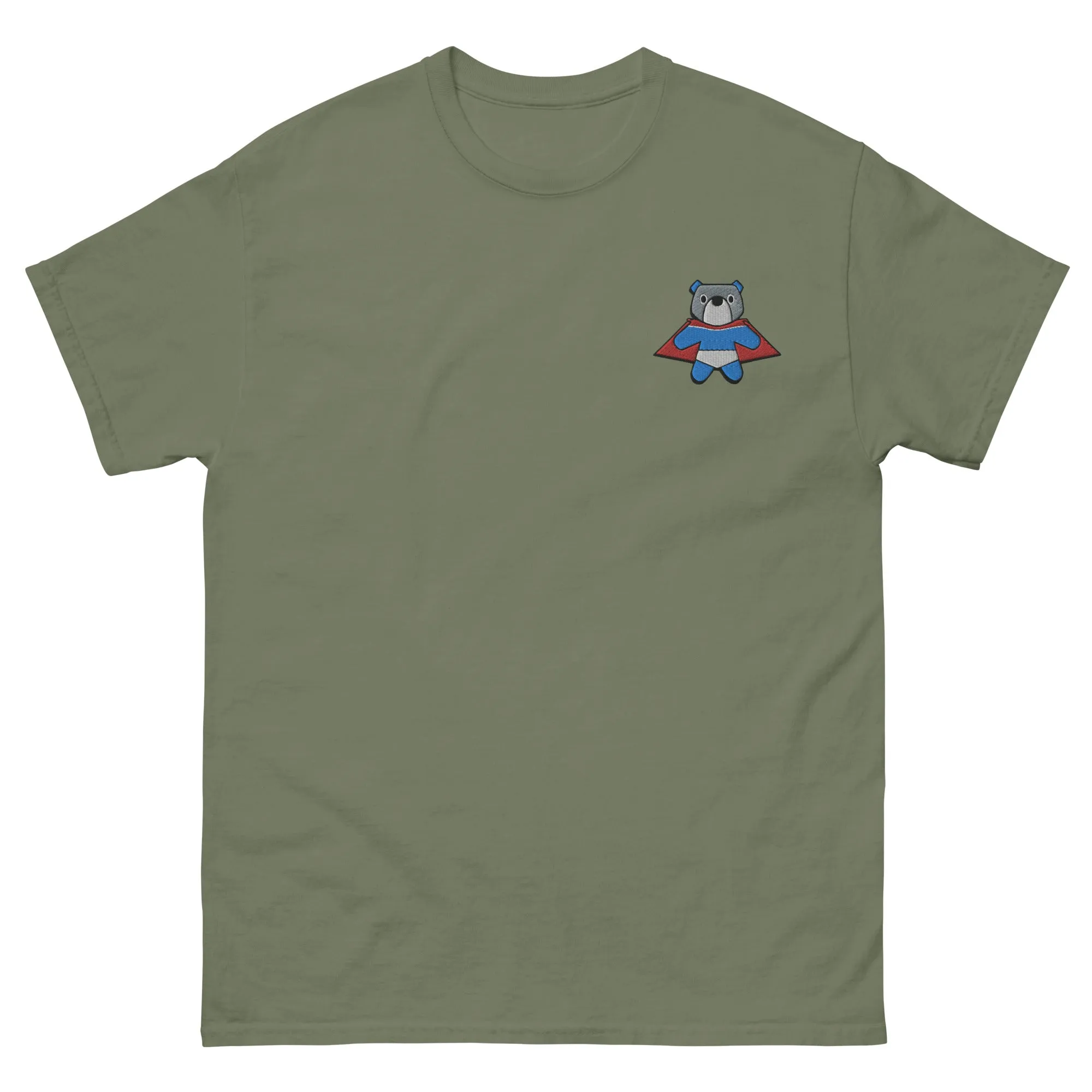Bear Embroidered Men's Classic Tee