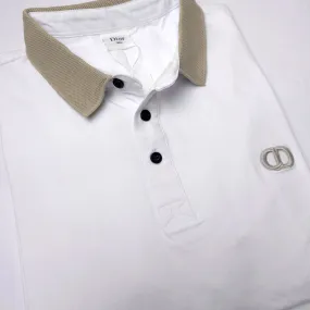 BIG- CD designer polo shirt | White