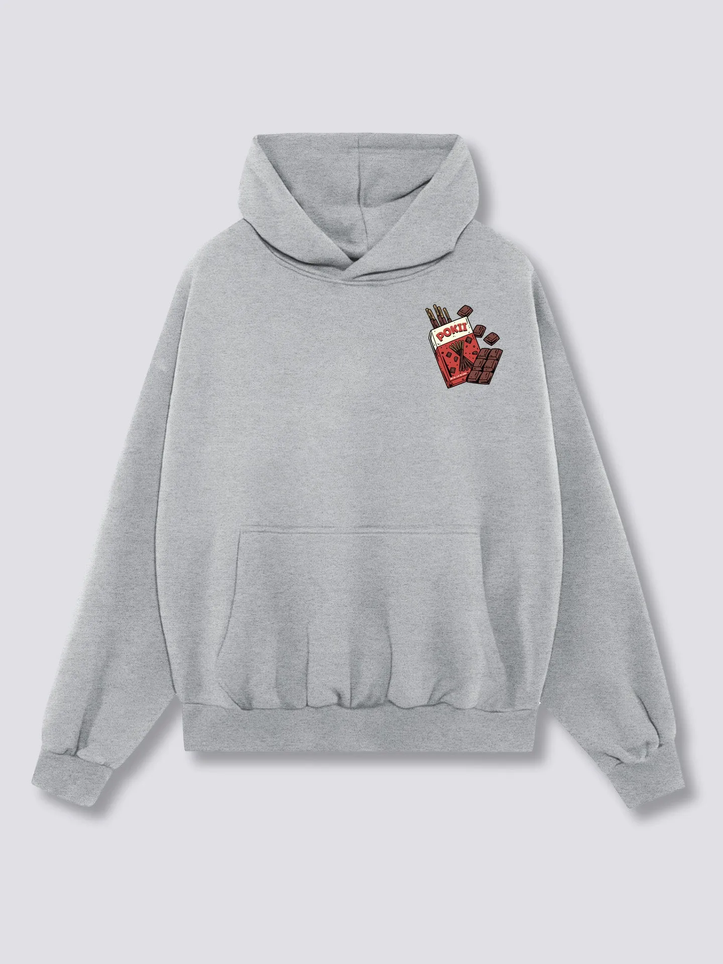 Chocolate Pokii Back Hoodie