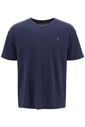 classic fit v-neck t-shirt 710708261004 INK