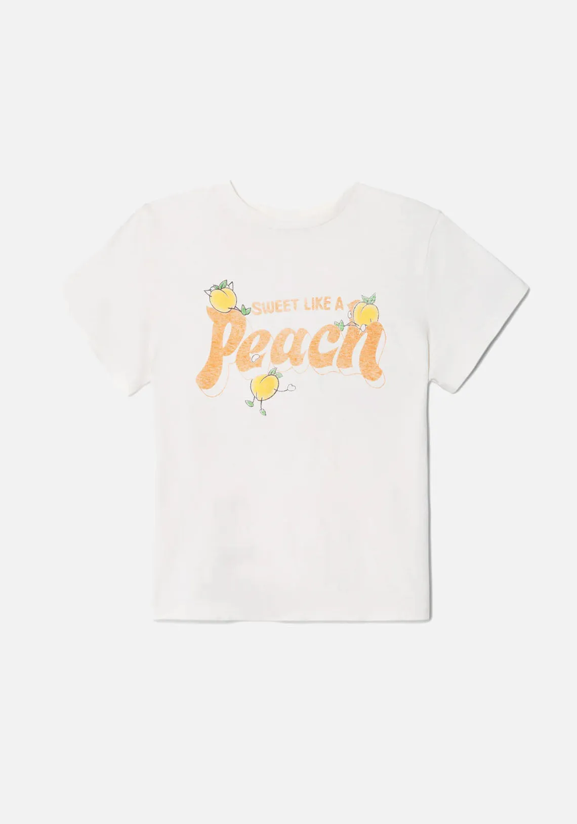 CLASSIC TEE PEACH VINTAGE WHITE
