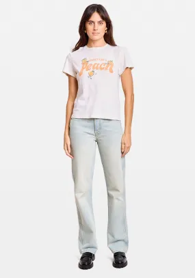 CLASSIC TEE PEACH VINTAGE WHITE