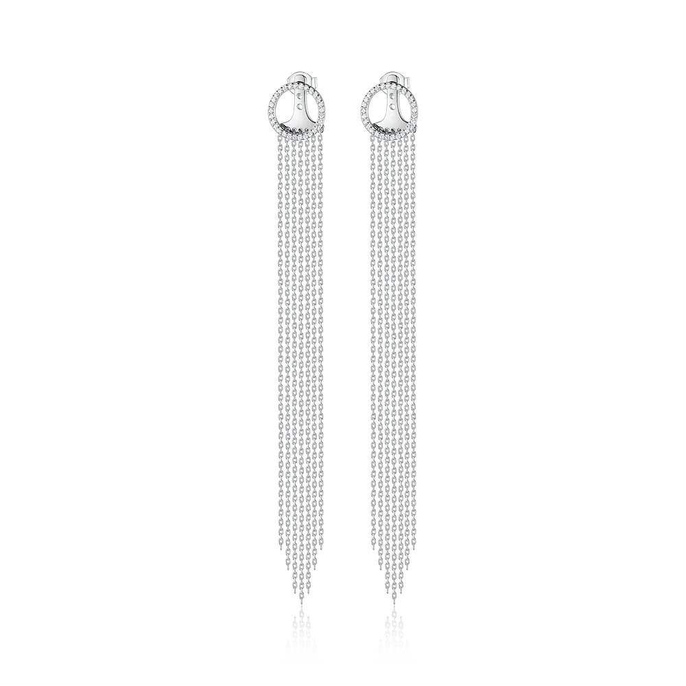 Earrings-jackets Meteor