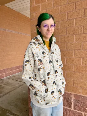 FOREST HEDGEHOG ZIP HOODIE