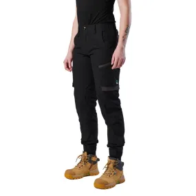 FXD WP-8W WOMENS CUFFED WORK PANTS - BLACK