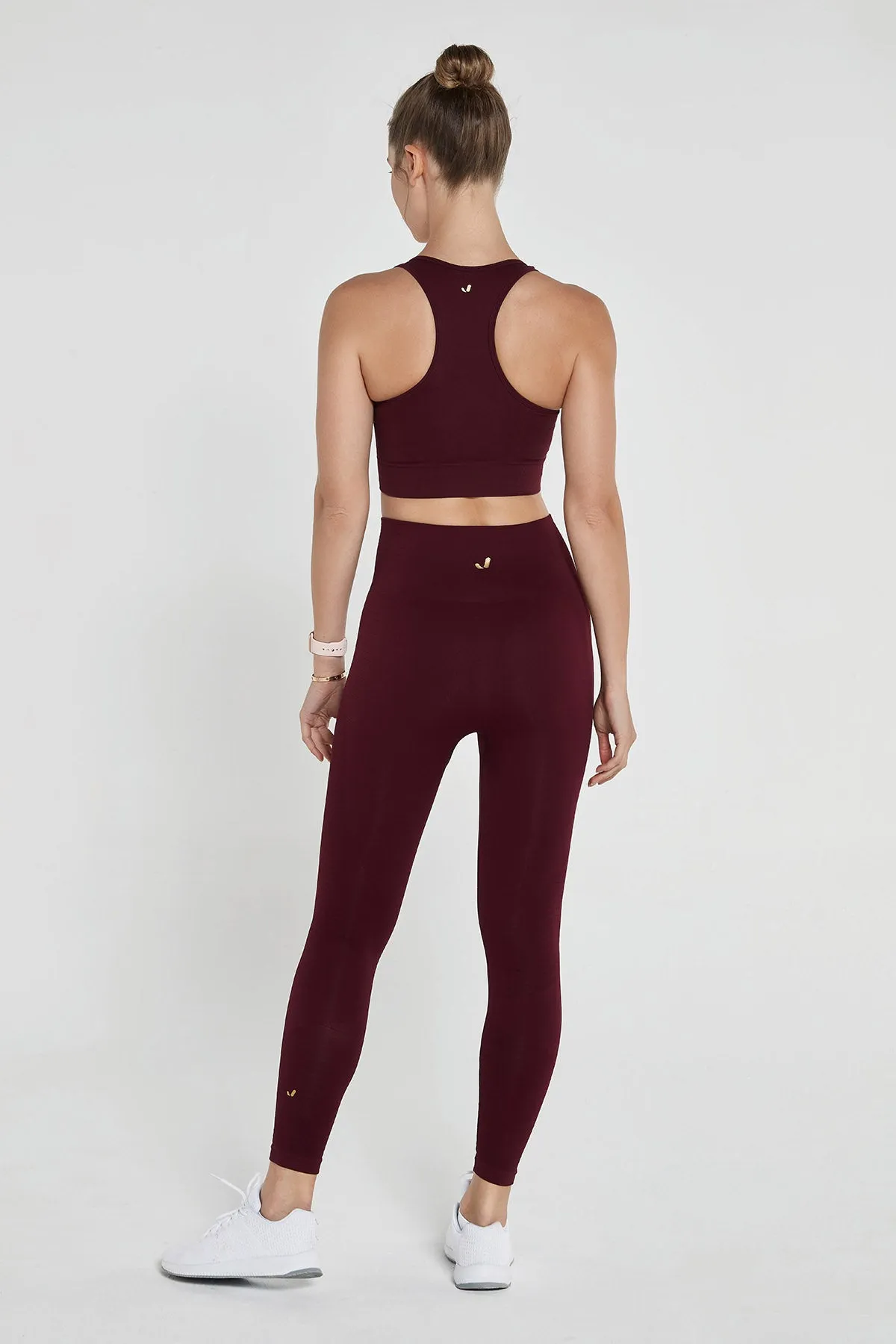 Gela Burgundy leggings