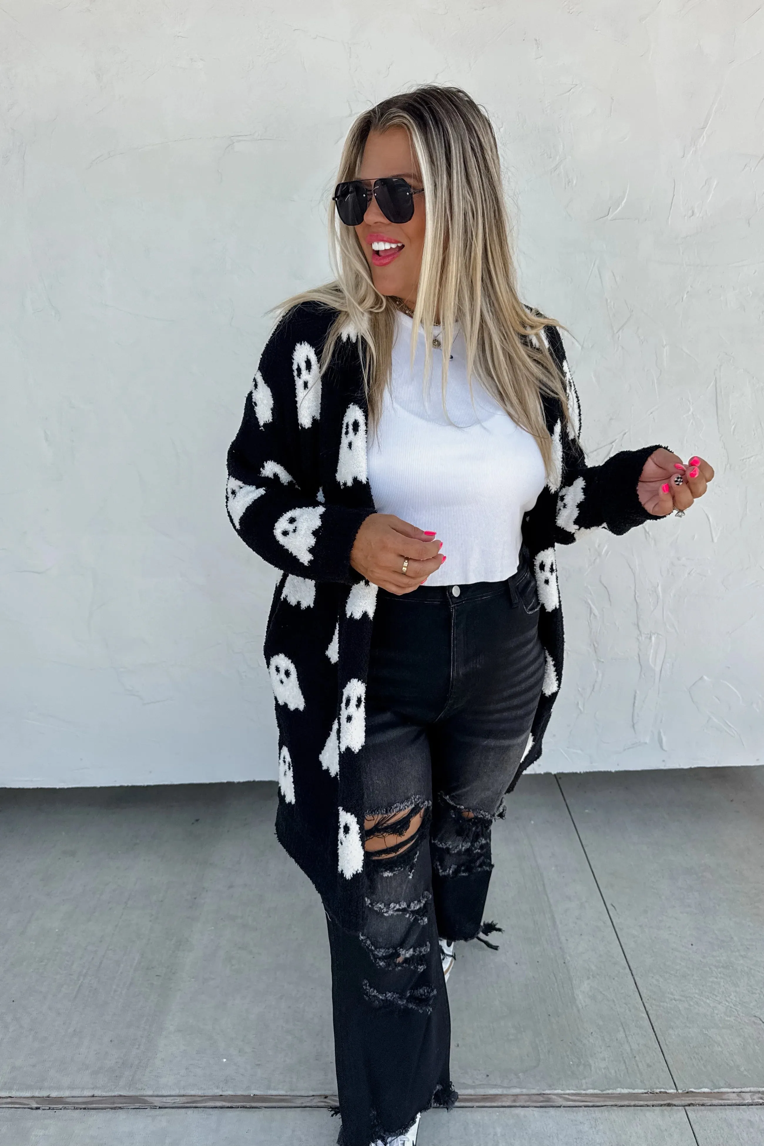 Ghost Reversible Cloud Cardigan