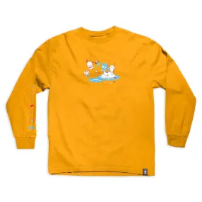 Girl x Sanrio Fishing L/S T-shirt - Gold