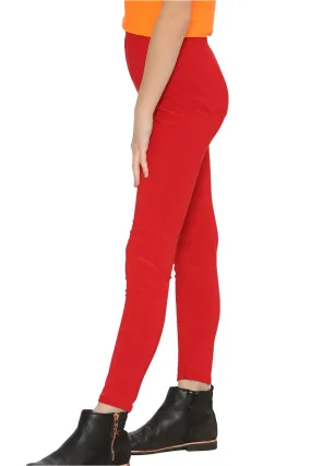 Girls' Microfibre Leggings – Full-Length, Soft & Stretchy