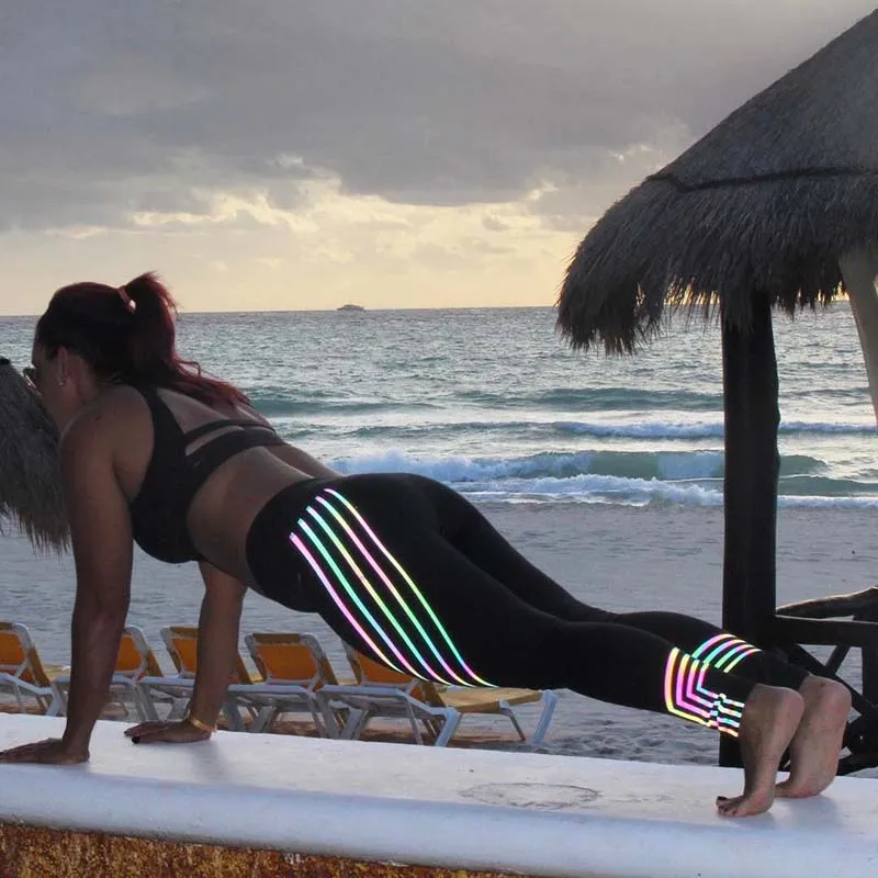 Glow in the Dark Reflective Leggins