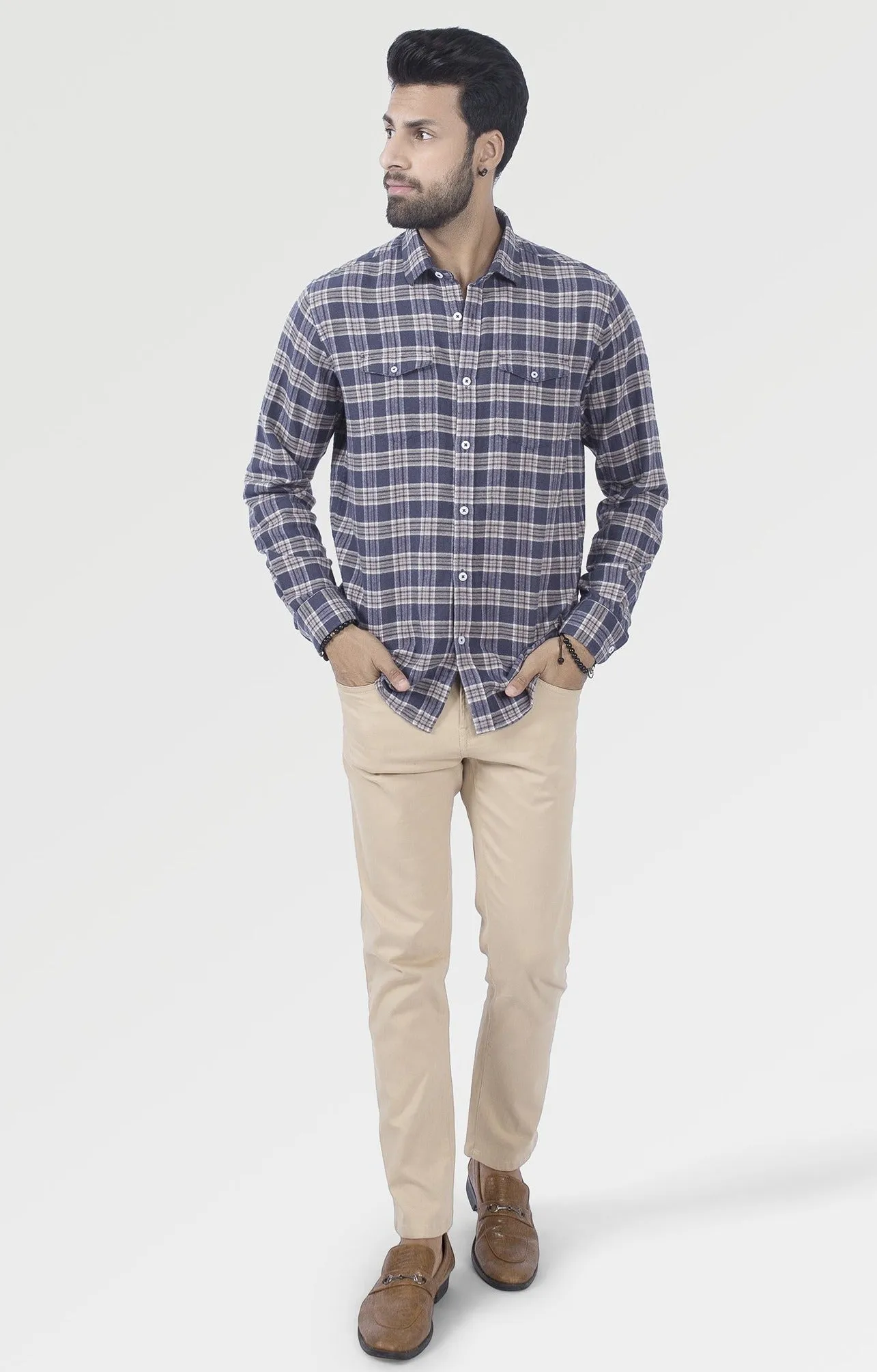 Grey Plaid Check