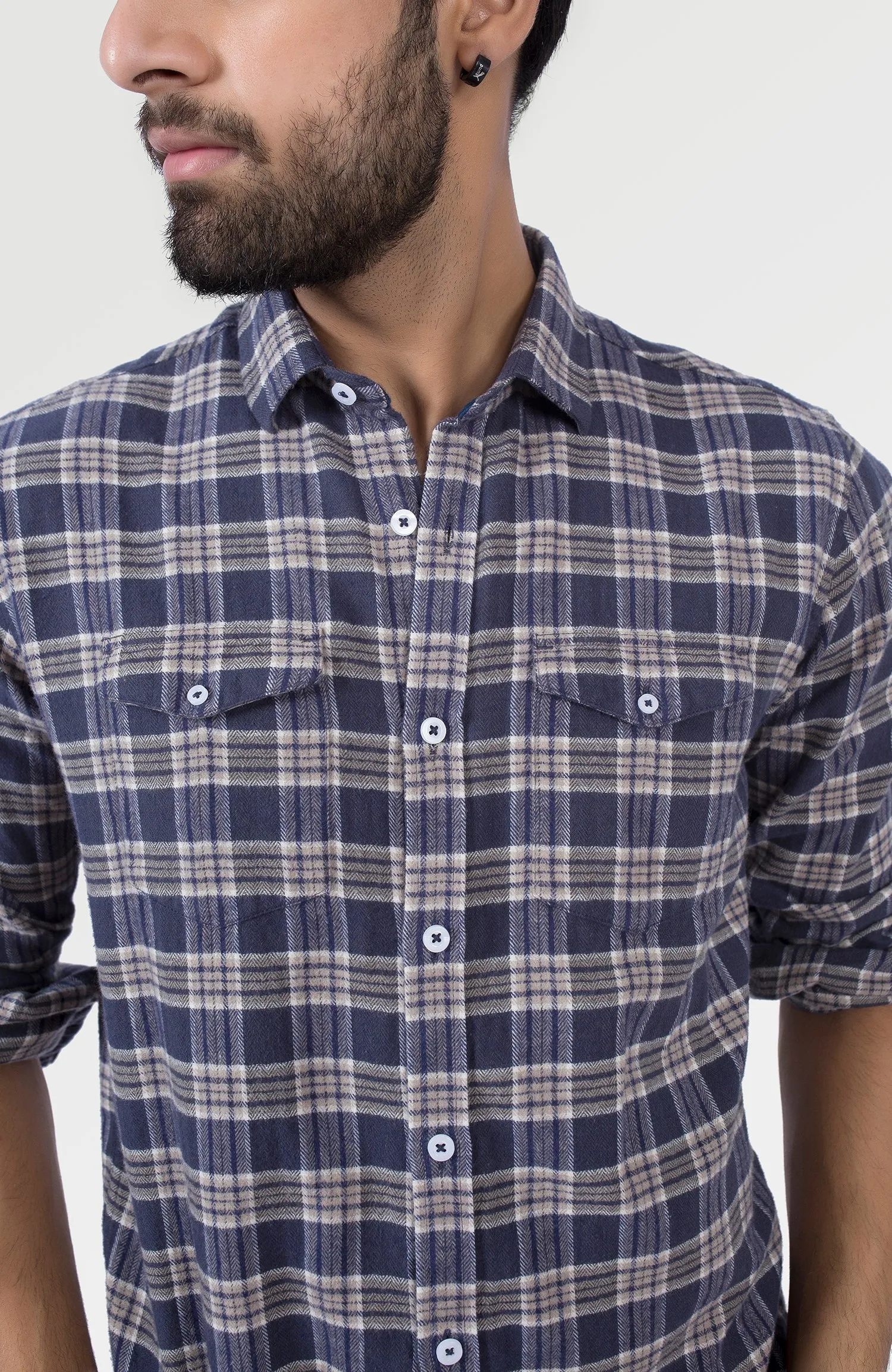 Grey Plaid Check
