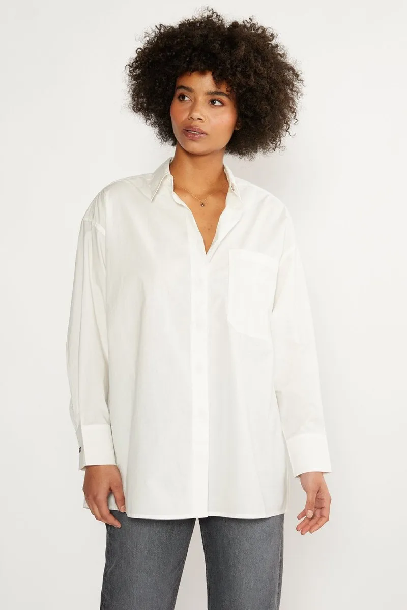 Holly Classic Shirt in Cloud White