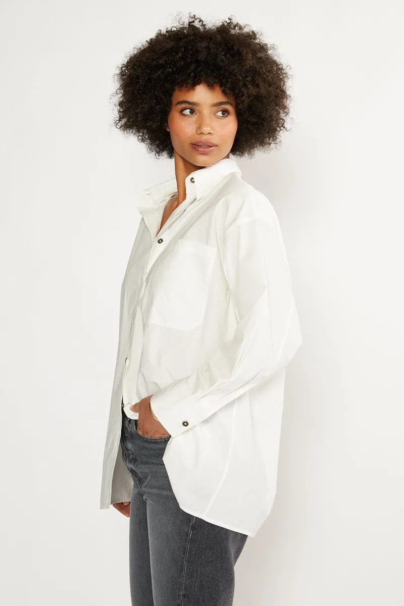 Holly Classic Shirt in Cloud White