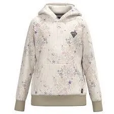 HOOEY WOMENS "ROPE LIKE A GIRL" WHITE W/ WESTERN STAR PATTERN HOODY