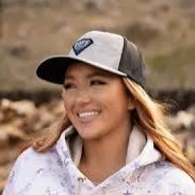HOOEY WOMENS "ROPE LIKE A GIRL" WHITE W/ WESTERN STAR PATTERN HOODY