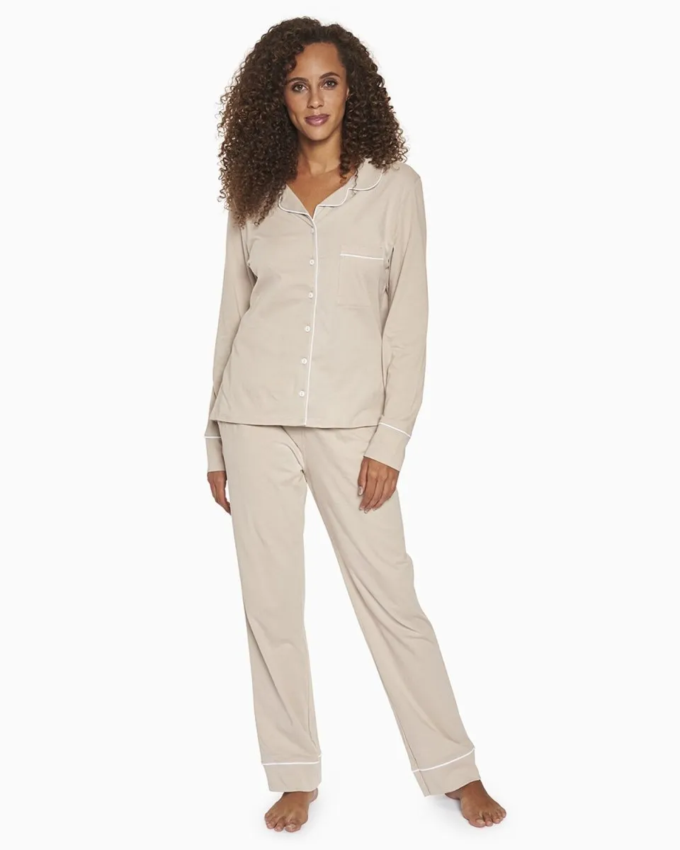 Kerry Sleep Shirt in Taupe