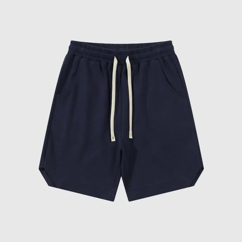 Men's Retro Cotton Twill Sport Shorts: Relaxed Fit
