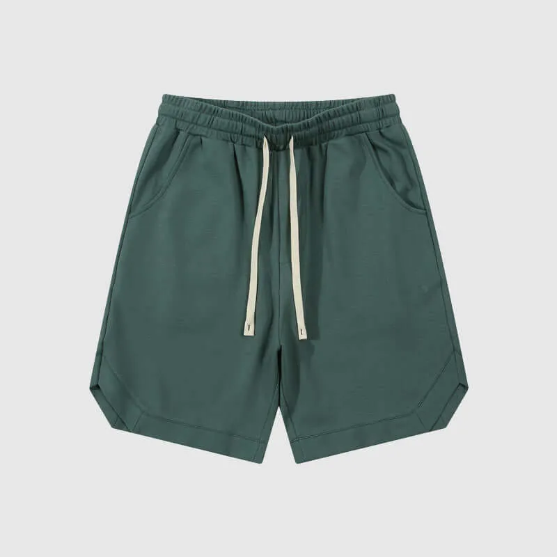 Men's Retro Cotton Twill Sport Shorts: Relaxed Fit