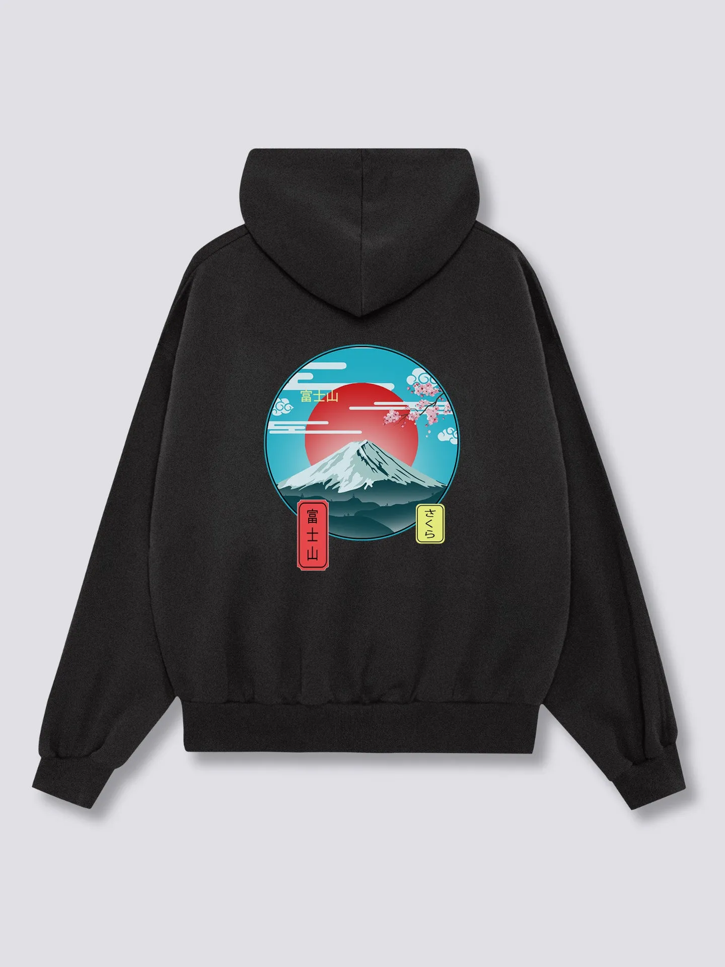 Mount Fuji Back Hoodie
