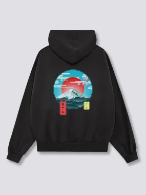 Mount Fuji Back Hoodie