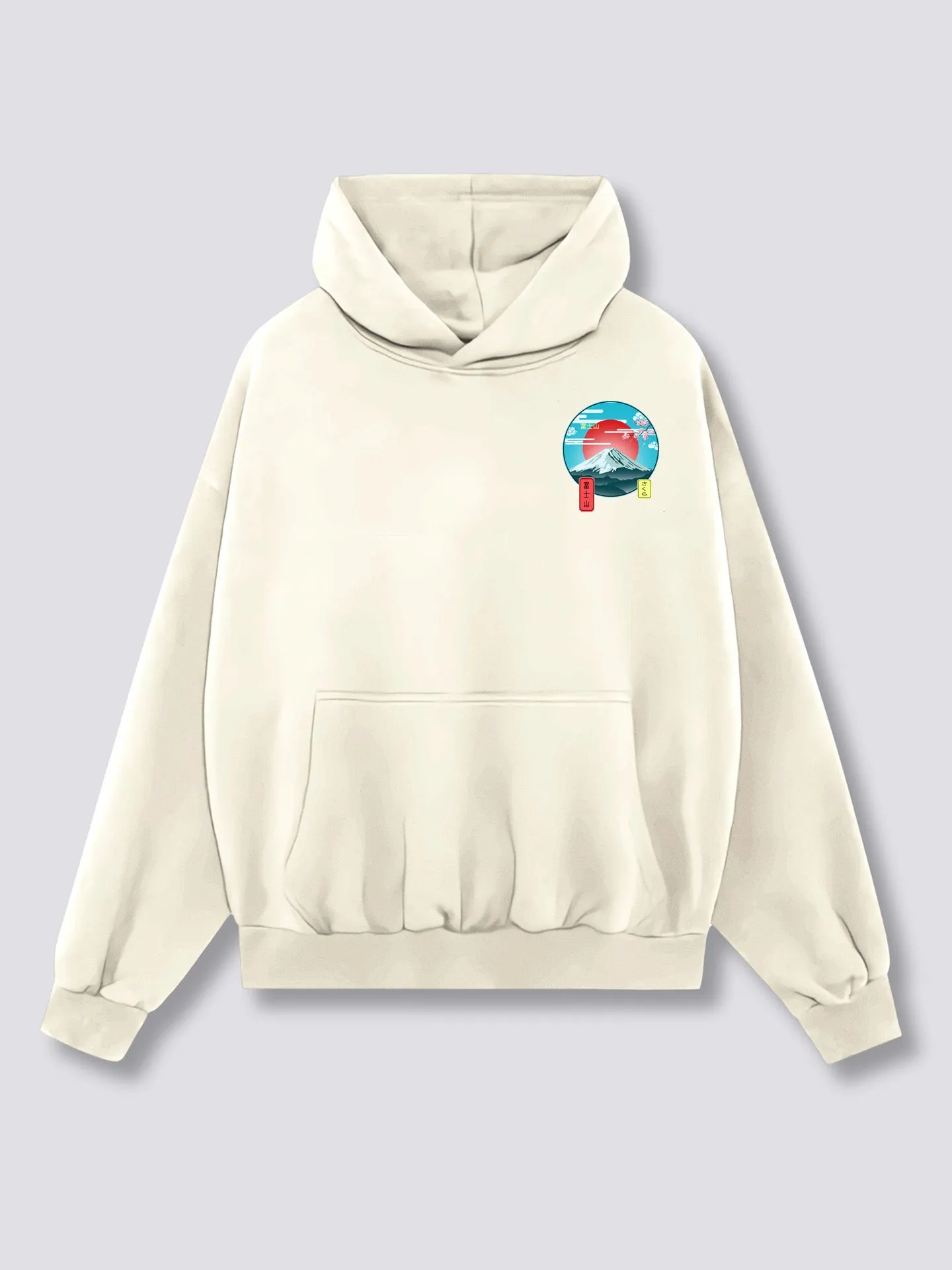 Mount Fuji Back Hoodie