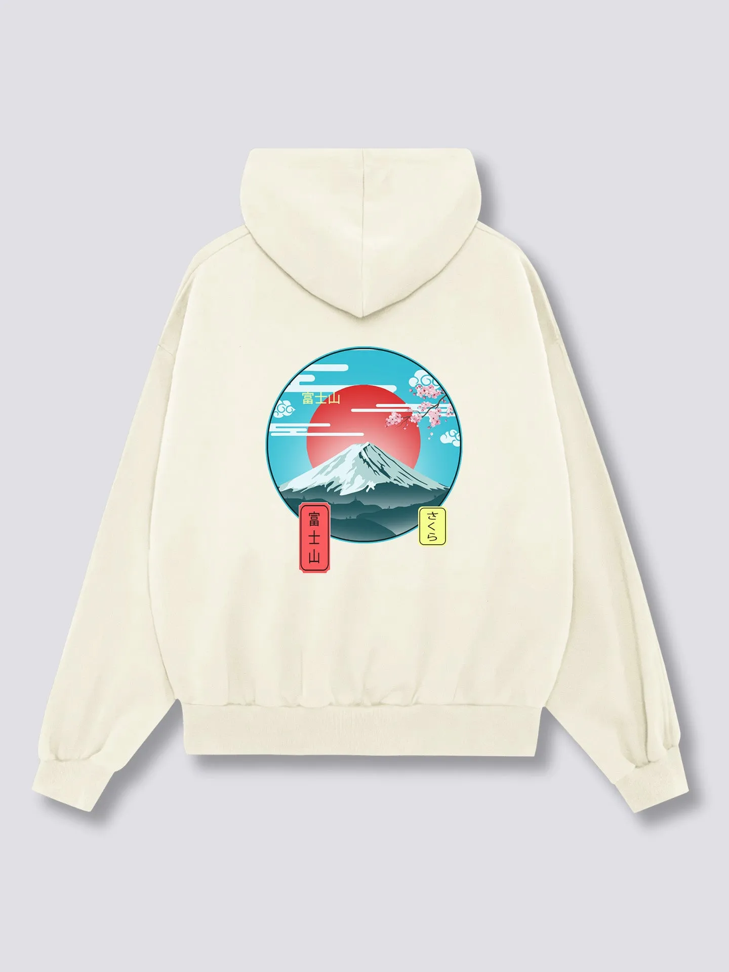 Mount Fuji Back Hoodie