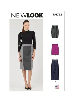New Look Sewing Pattern N6792 - Misses' Skirts