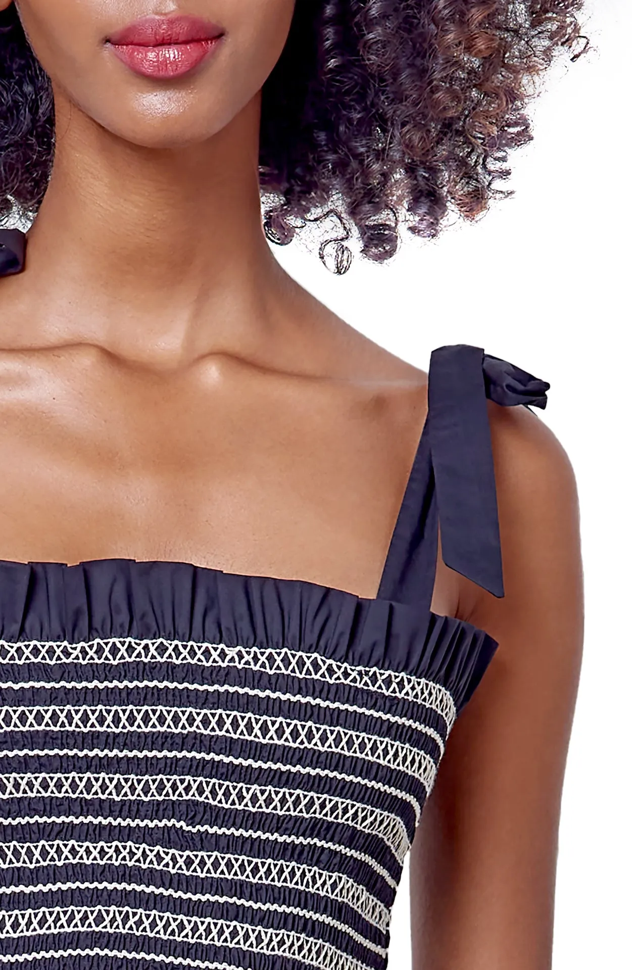 OLIVE Smocked Top - Poplin