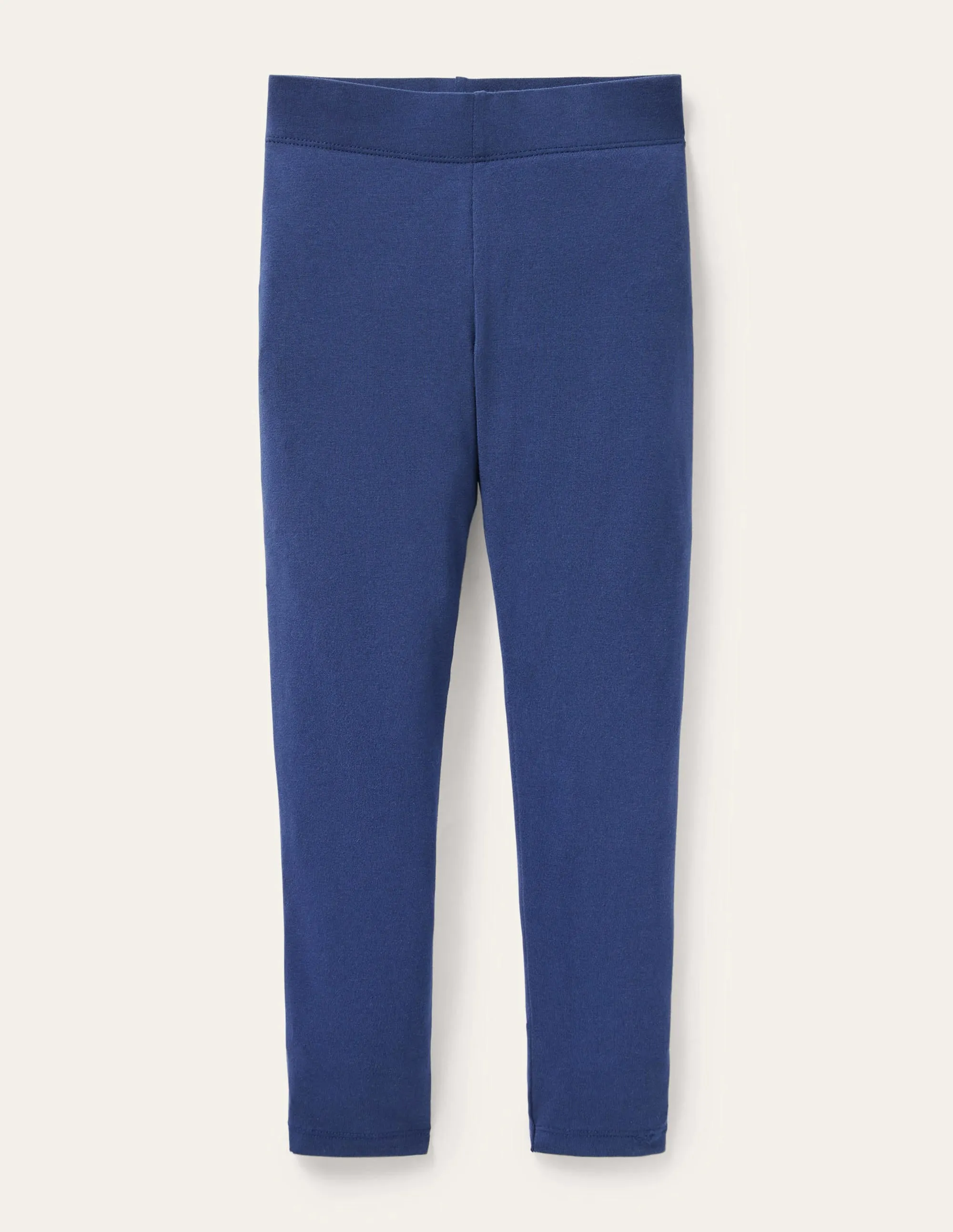 Plain Leggings-Starboard Blue