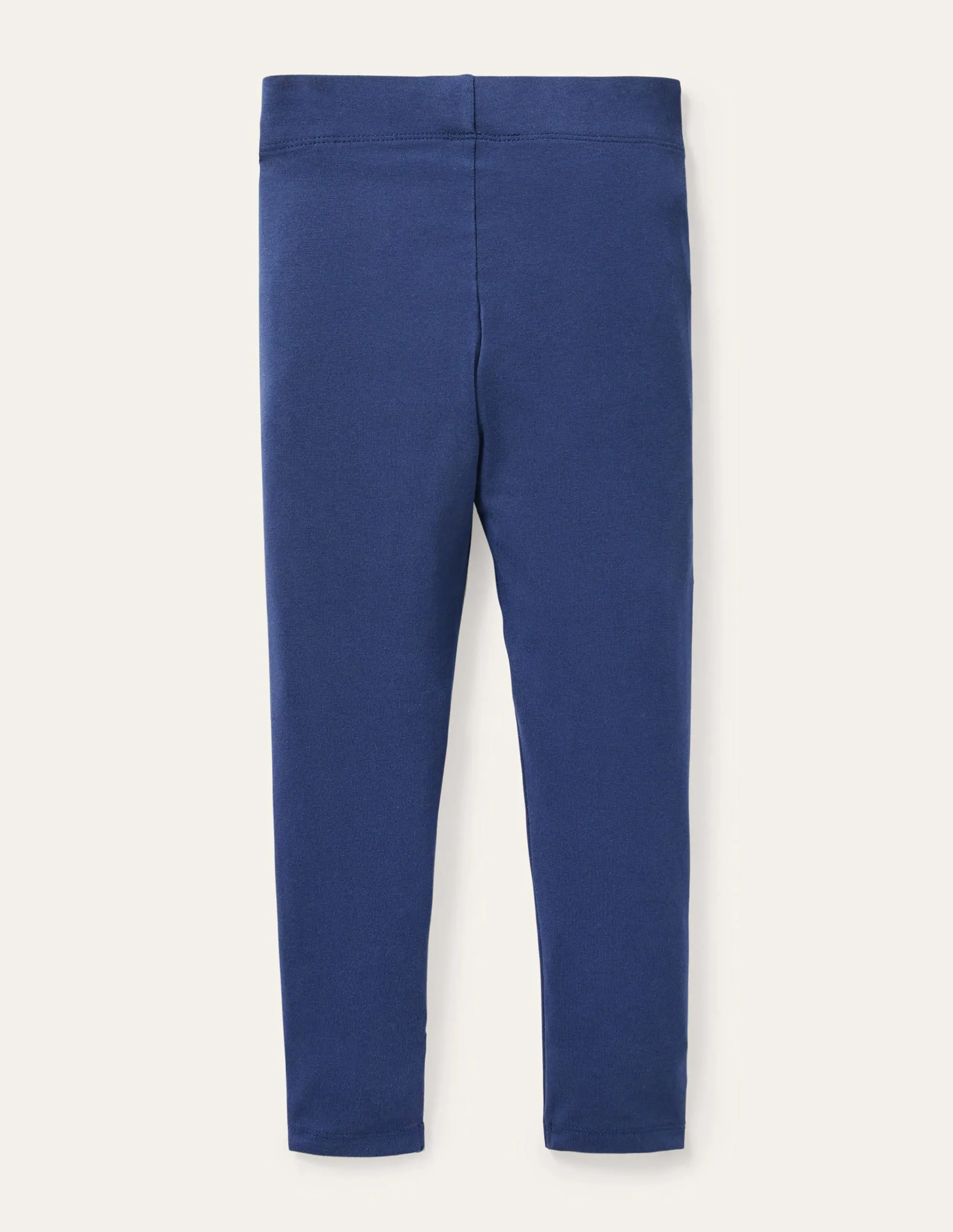 Plain Leggings-Starboard Blue