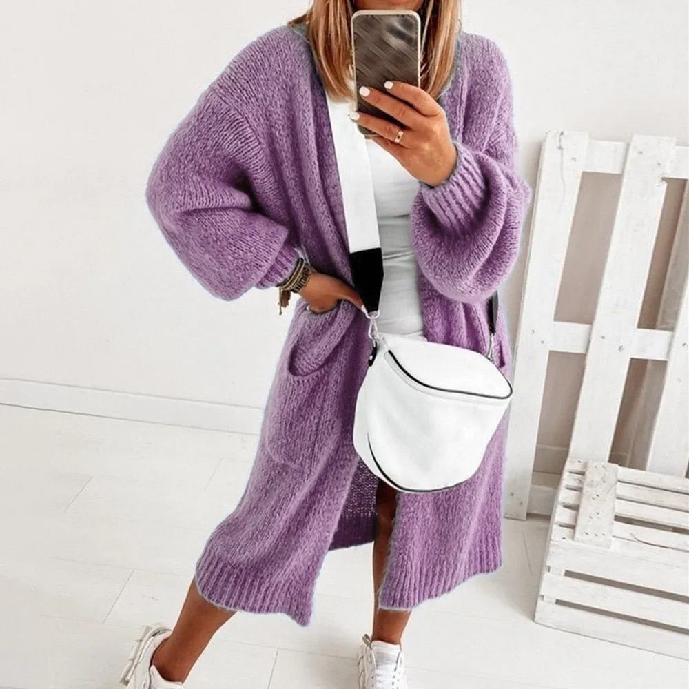 Pulll & Bare Cardigan | Elegant gebreid comfy oversized damesvest