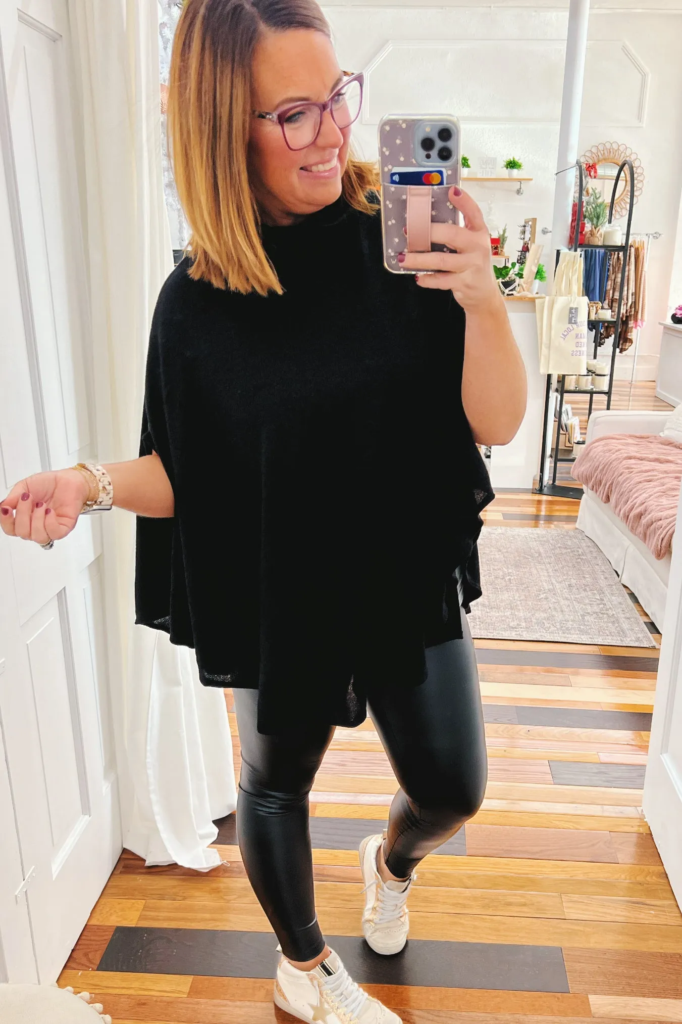 Quinn Faux Leather Leggings