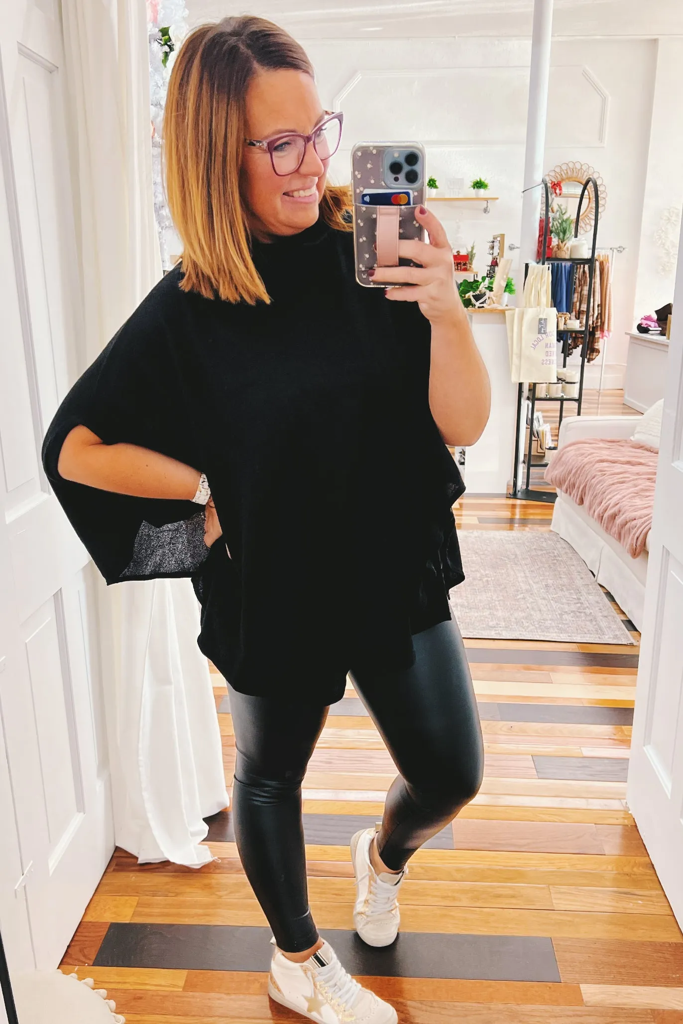 Quinn Faux Leather Leggings