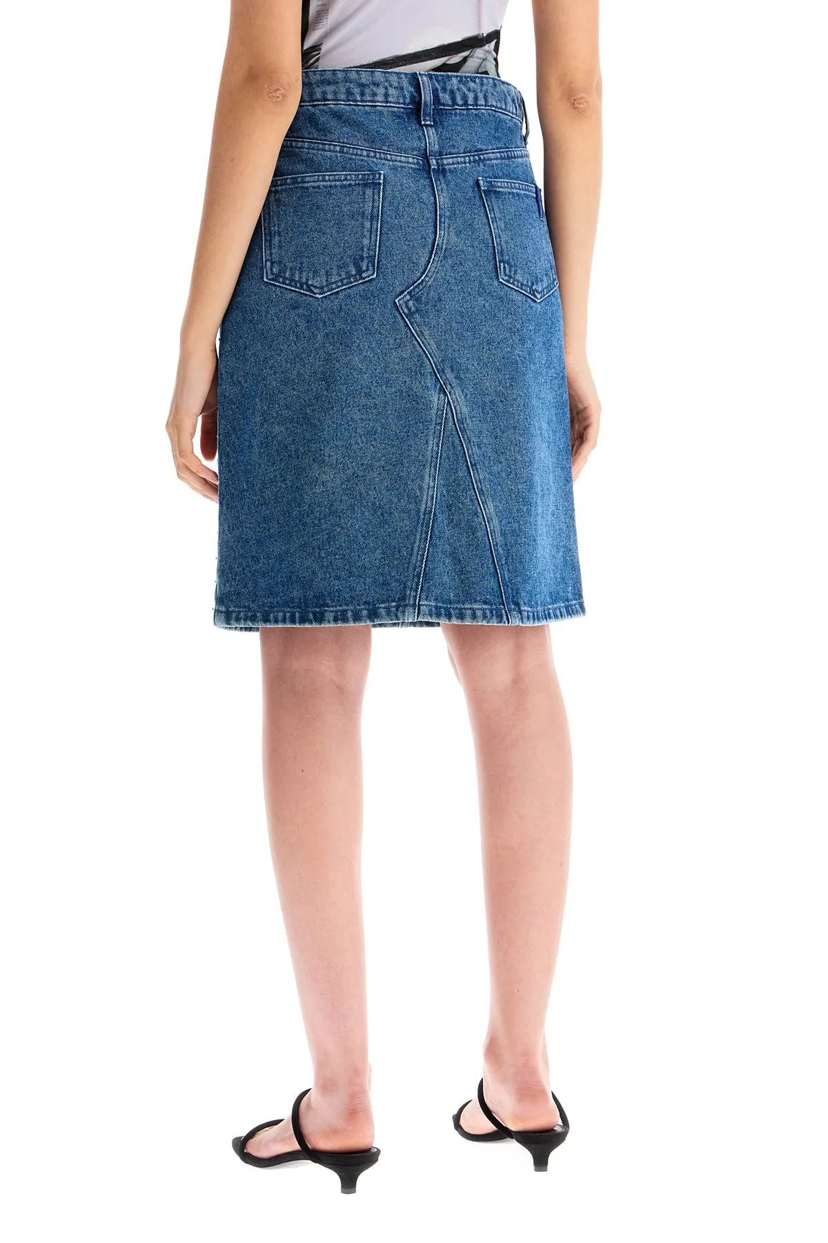 "denim crowd longuette sk