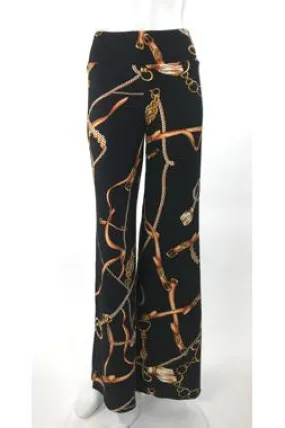 RIVOLI Stretch Printed Jersey Palazzo Pants