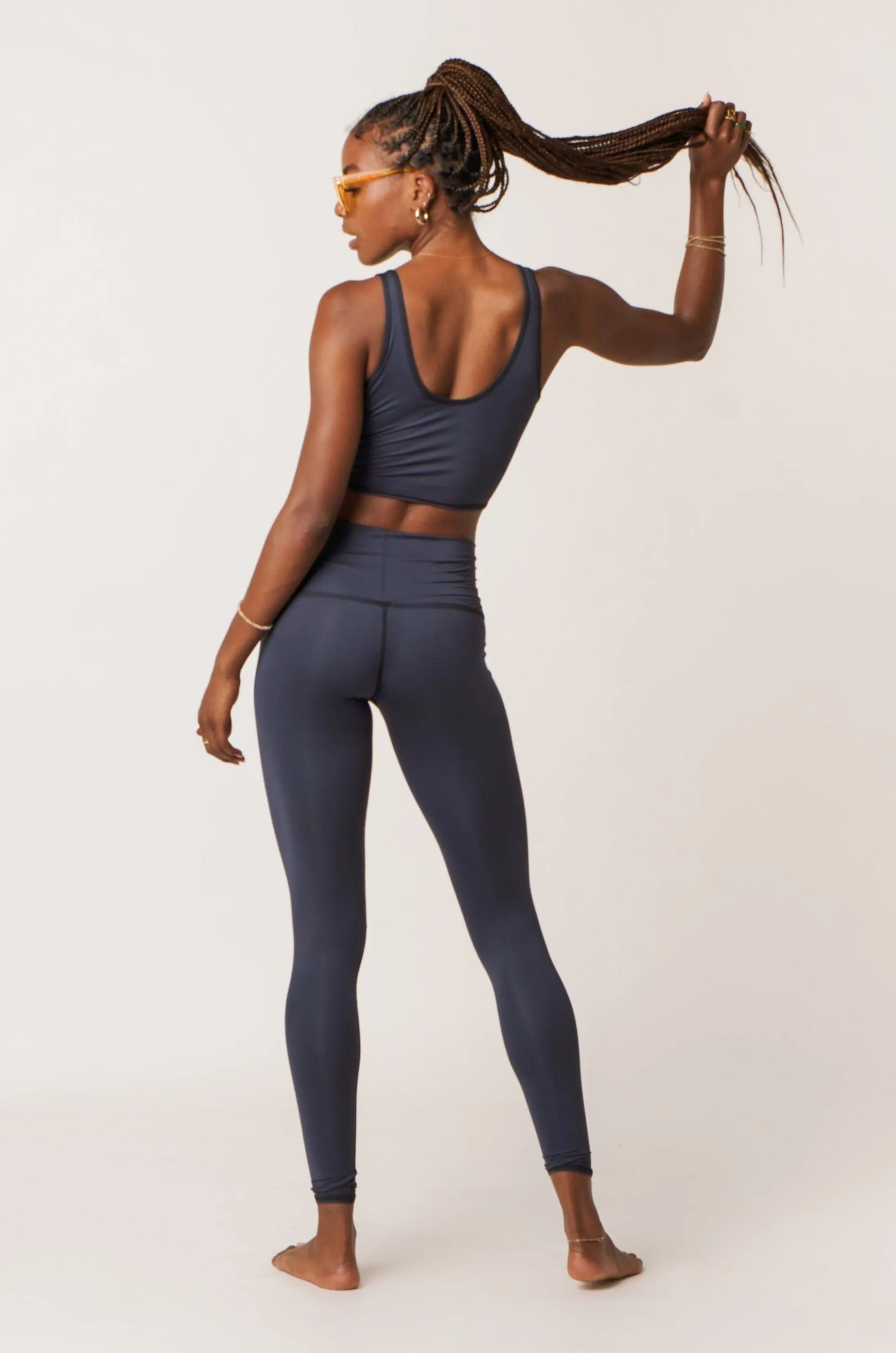 Solid Navy Hot Pant