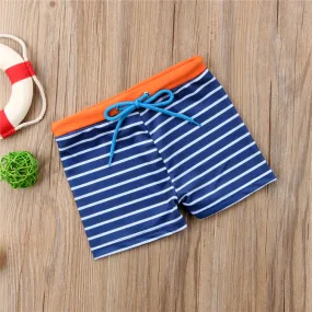 Striped swim trunk