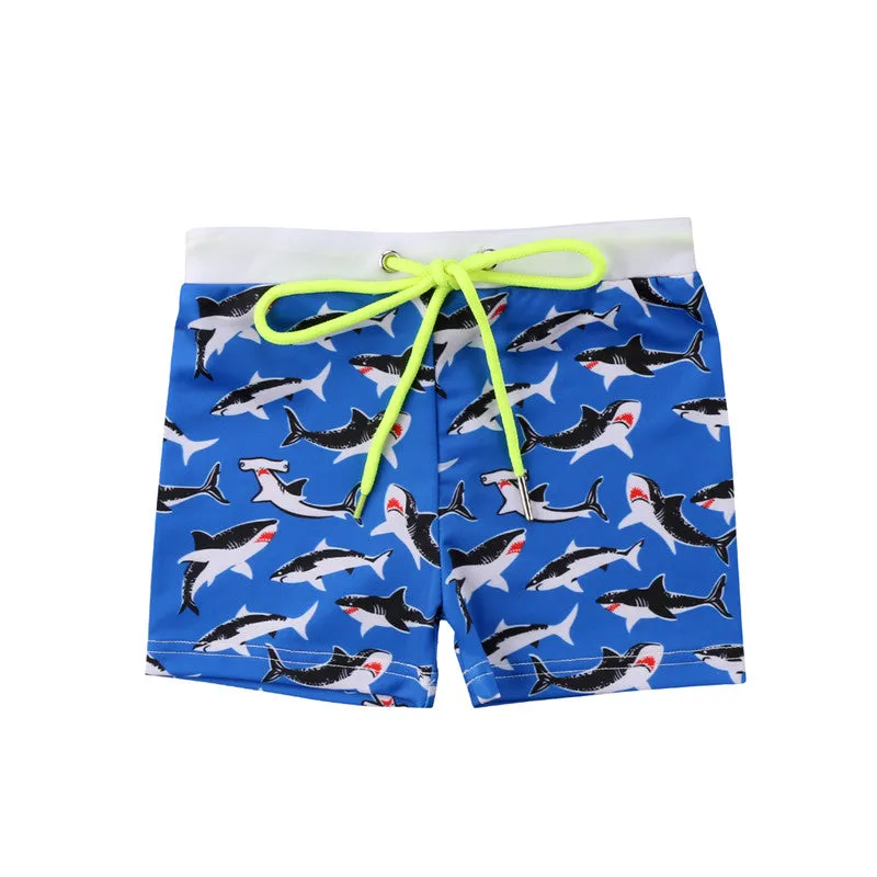 Striped swim trunk